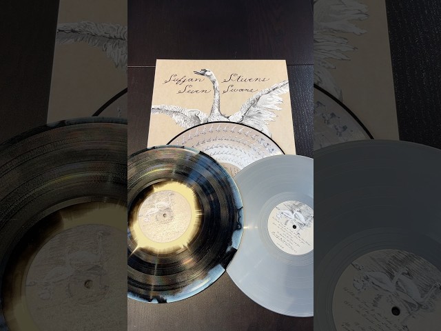 Seven Swans 20th anniversary editions are out tomorrow! Here are all three of the vinyl variants 🦢