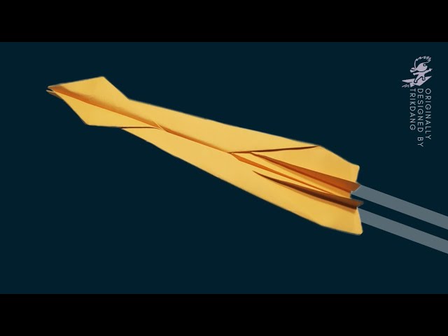 LONG RANGE PAPER AIRPLANE - How to make a Paper Airplane that flies over 150 Feet | Cobra X