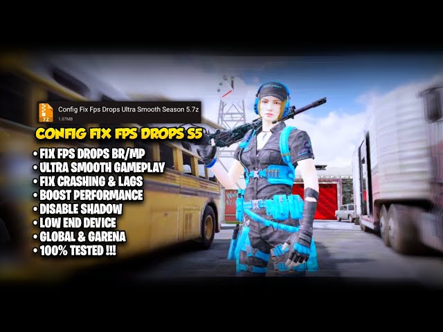 FIX FPS DROPS OF COD MOBILE | CONFIG ULTRA SMOOTH BR & MP CODM