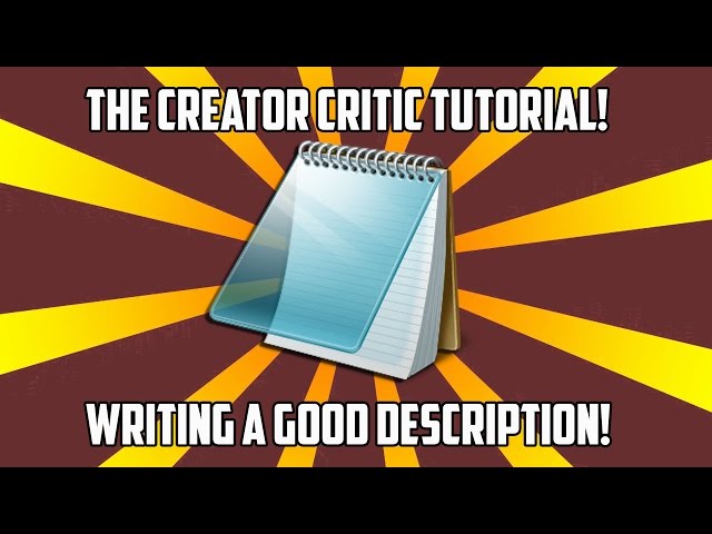 How To Write A Good Video Description To Maximize SEO! - The Creator Critic