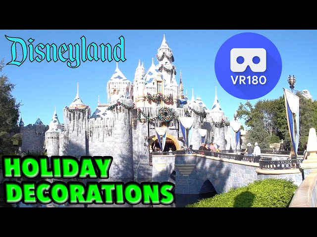 Disneyland Holiday Decorations in VR180