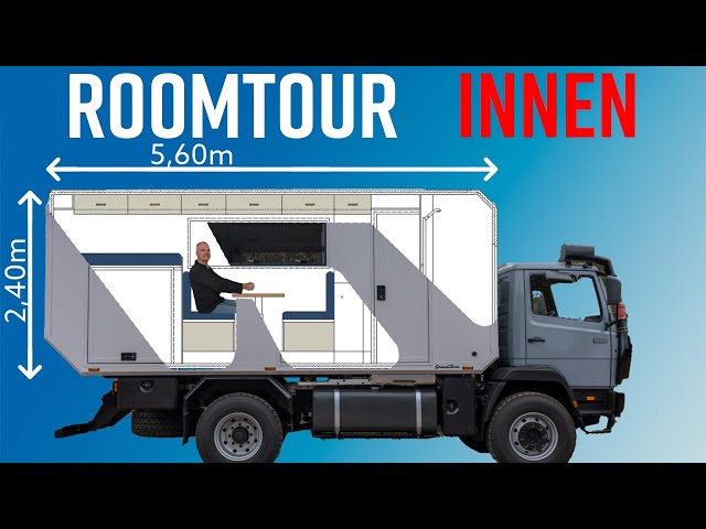 ROOMTOUR Expeditionsmobil Innenraum Expeditions-LKW 4x4 Camper Allrad Fernreisemobil Weltreisemobil