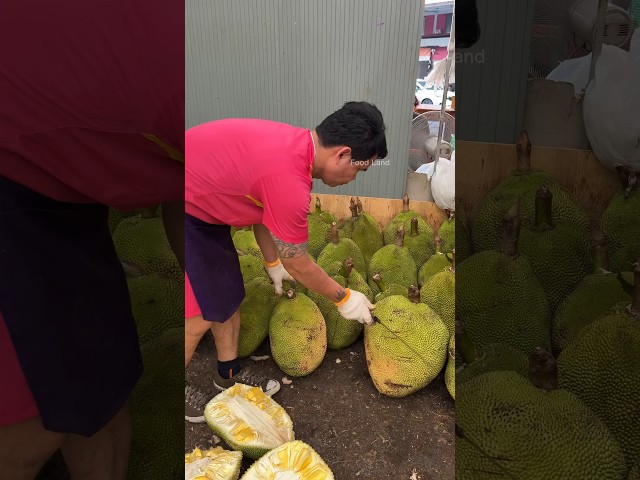 The best jackfruit peeling expert - Thai fruit
