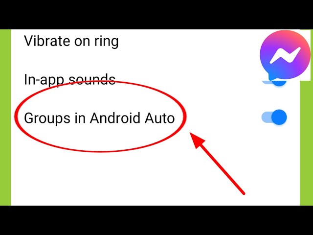 What is Groups in Android Auto in Facebook Messenger