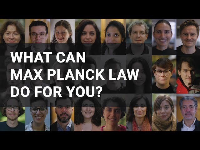 What Can the Max Planck Law Network Do for You?