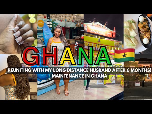 GHANA TRAVEL VLOG PT 1 | REUNITED WITH MY LONG DISTANCE HUSBAND IN GHANA 🇬🇭