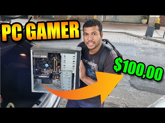 ACHAMOS ESSE PC GAMER NA FEIRA DO ROLO POR $100,00 REAIS SERÁ QUE TEM COISA BOM DENTRO DELE ?