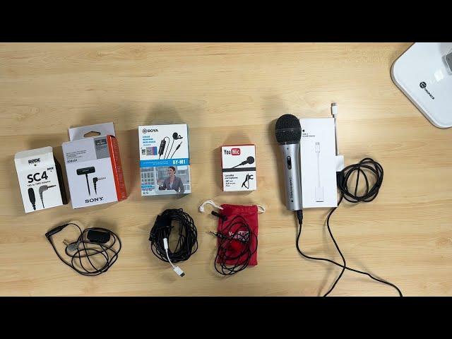 Budget Lavalier Mic testing for iPhone
