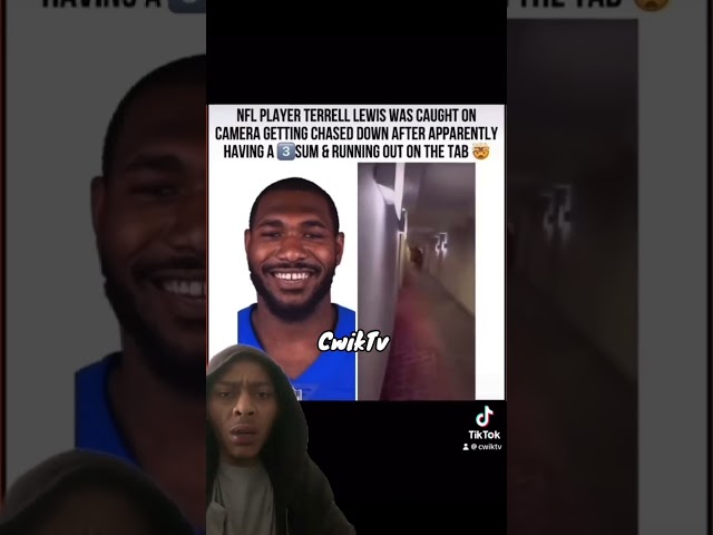 Terrell Lewis caught on camera running from of models after an “encounter” lol
