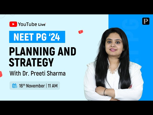 Planning and Strategy for NEET PG with Dr Preeti Sharma 📊 PS with PS #1