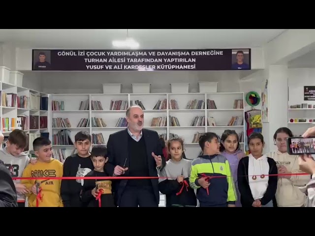 Yeni bir kütüphane açılışı & Sadettin Turhan
