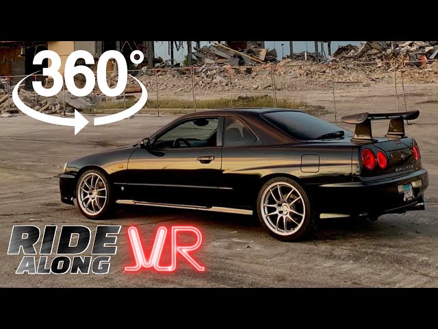 Ride Along VR - R34 GTR Pull! - 360 Video POV