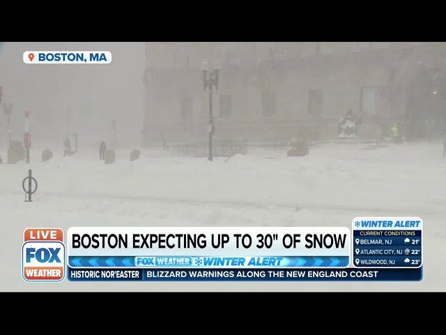 Nor'easter Expected To Drop Nearly 3 Feet Of Snow In Boston