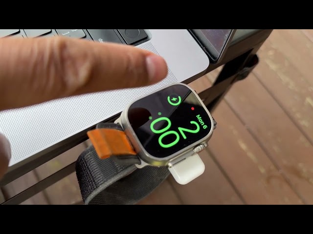 Compact Apple Watch charger - USB-C and USB-A compatible, Magnetic fast charger