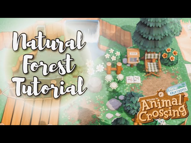 LANDSCAPING TIPS 💡 Natural Forest | Animal Crossing: New Horizons