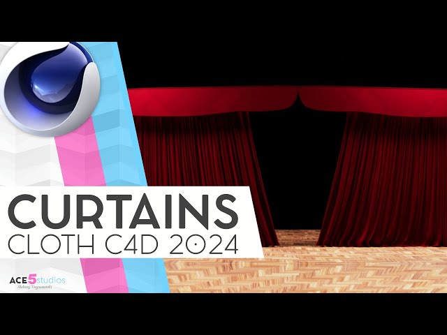 [c4d] Curtain Cloth sim 2024 | part 1