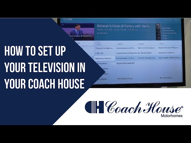 How to Set Up Your Television | High Definition TV Setup Guide for Your RV