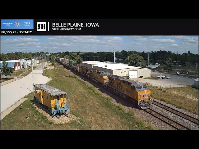Belle Plaine Museum Live Railcam - Belle Plaine, IA #SteelHighway