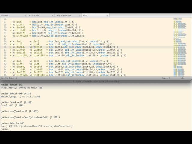 Automatically opening Julia function definitions in Sublime Text