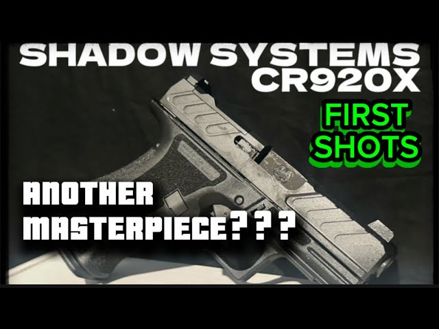 Shadow Systems CR920X First Mag. Range day #shadowsystems #blackgunowners #shooters #godsplan