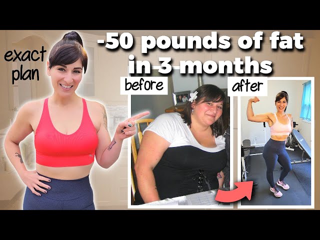 How I Lost 50 POUNDS of FAT in 3 Months (4 Step Guide)