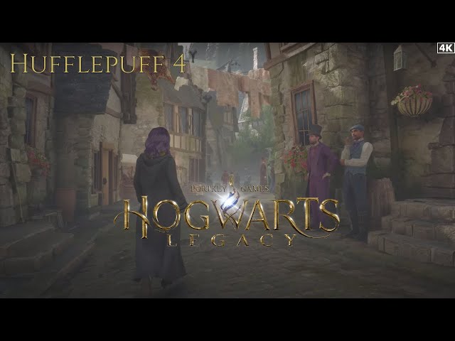 Hogwarts Legacy Gameplay - Part 4 | Hufflepuff | No Commentary | 4K