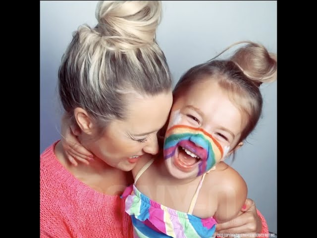 Mother Daughter hair time is fuss-free using Pony-O Hair Accessories.