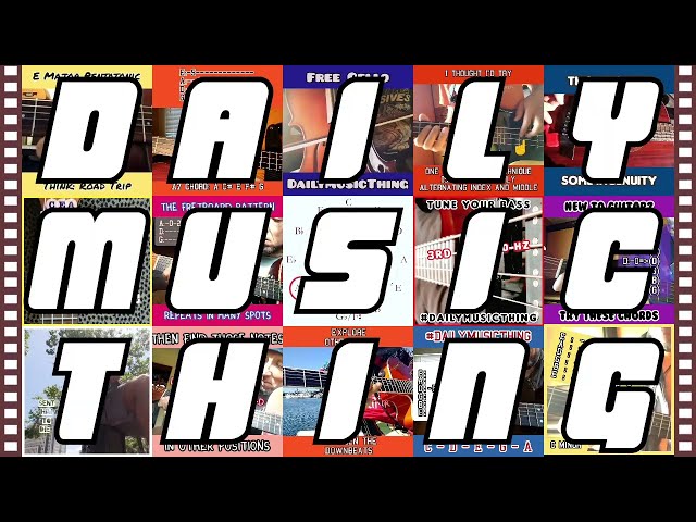 Daily Music Thing on Instagram... Over 400 videos of musical fun!