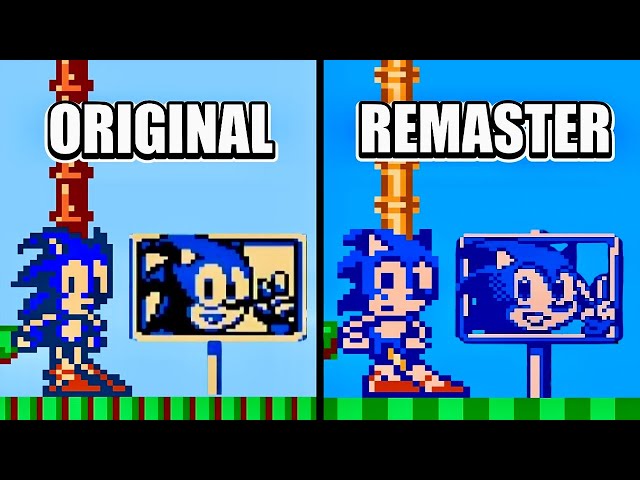 Sonic The Hedgehog NES Original Vs. Remaster [NEW]