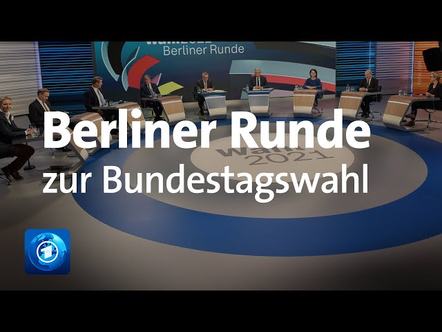 Berliner Runde zur Bundestagswahl 2021