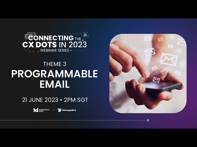 Programmable Email: Connecting the CX Dots in 2023 | Full Webinar