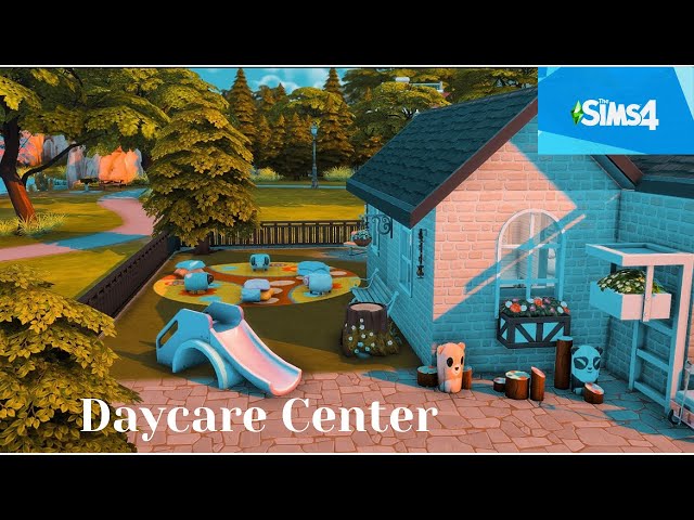 Daycare Center // Sims 4 Stop Motion Build (No CC)