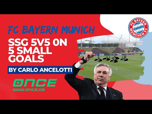 FC Bayern Munich - SSG 5v5 on 5 small goals by Carlo Ancelotti
