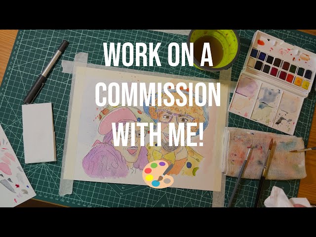 Work on a commission with me! 🎨 Watercolor Portrait
