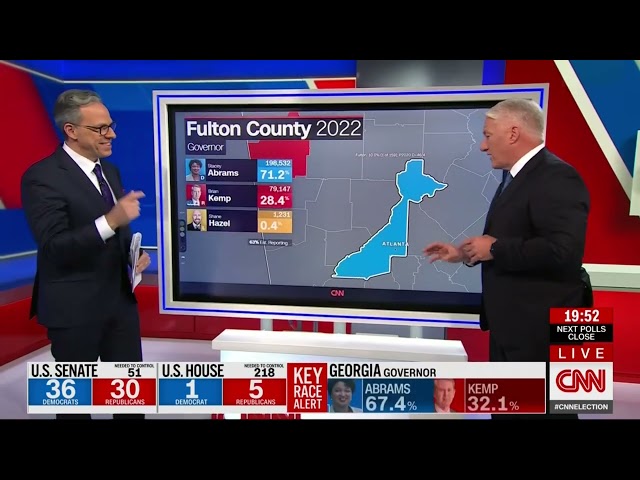 CNN's 2022 Election Night Coverage - 7pm to 11pm [No Commercials]