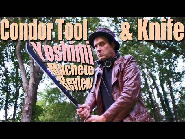 Condor Tool & Knife Yoshimi Machete Review and Chopping Abuse Test