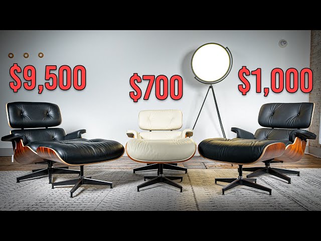 Eames Lounge Chair vs Replica Eames Lounge Chairs! | ULTIMATE Guide