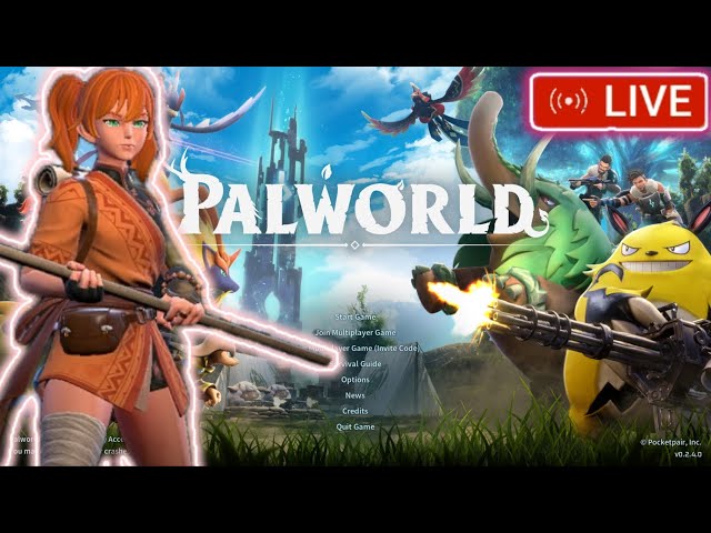 🔴LIVE- PALWORLD Gameplay | Pokemon World #shorts