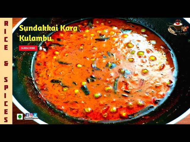 How To Make Sundaikkai Kulambu // Sunda vatha Kulambu //