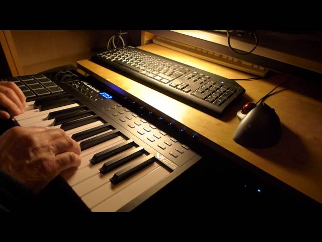 Alesis VI25 MIDI keyboard test ~ zynaddsubfx ~ jack / space sounds