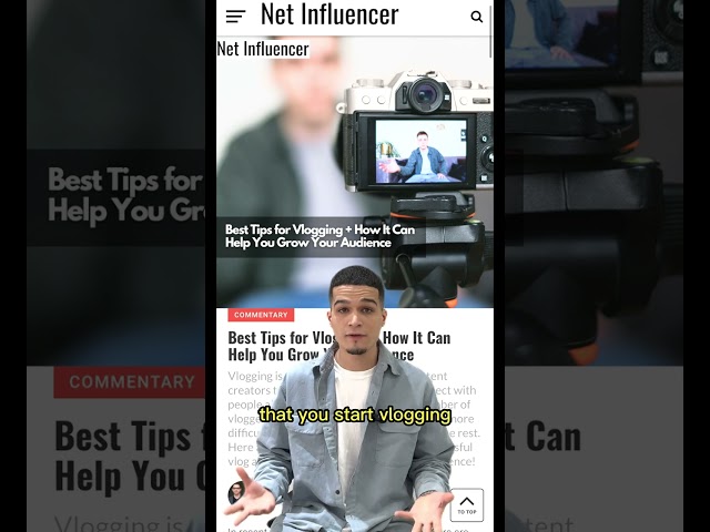 Best vlogging tips for influencers ✅ #digitalmarketing #shorts