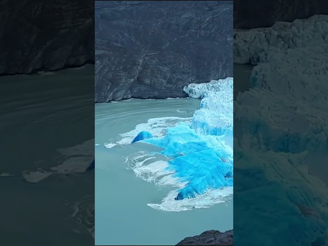 Glacier calving Tsunami