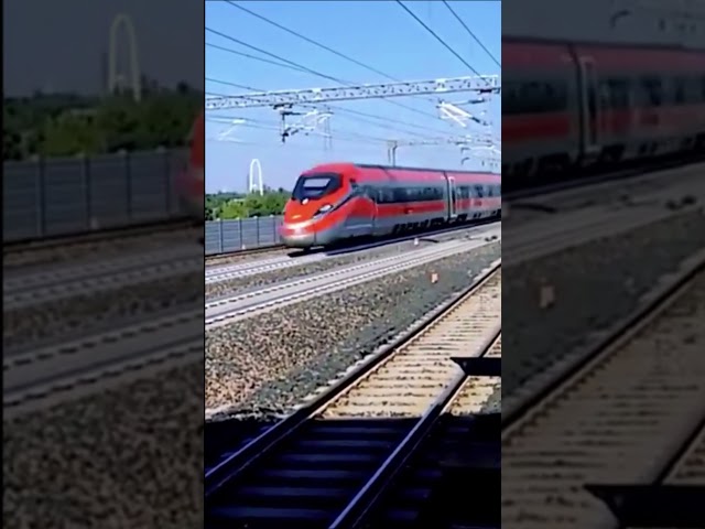 🇮🇹 Italy's Frecciarossa 1000 Train - Part 3 of 3 🚄 Italy's Red Arrow from Milan to Venice! #shorts