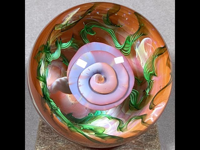 Vortex Marble Handmade by Bill Grout 2.04" An Offworld Spring 051924 Borosilicate Glass