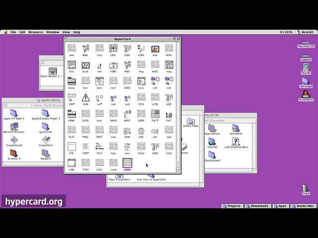 How to write a HyperCard XCMD-Plugin, and how color works in HyperCard