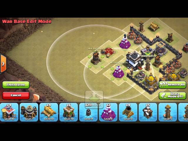 Clash of Clans Anti 3 Star Base Building Tutorial for TH9