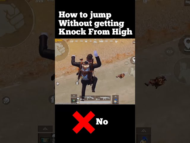 Tips👍For Not Getting Knock From Higher✅Places #Shorts #PubgMobile #BattleGroundsMobileIndia #BGMI