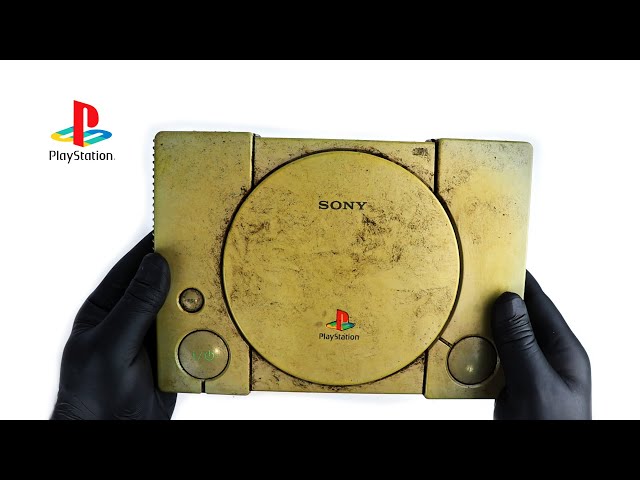 Restoring the original Yellowed and Dirty Playstation(PS1) - Vintage Console restoration & repair