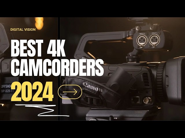 Top 5 Best 4k Camcorders in 2024 (Best For Different Uses)