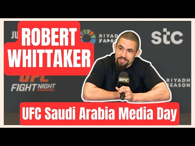 Rob Whittaker Talks UFC Saudi Arabia Main Event vs Aliskerov, Du Plessis vs Adesanya & Aussie Chants